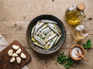 Ingredientes receta boquerones en vinagre